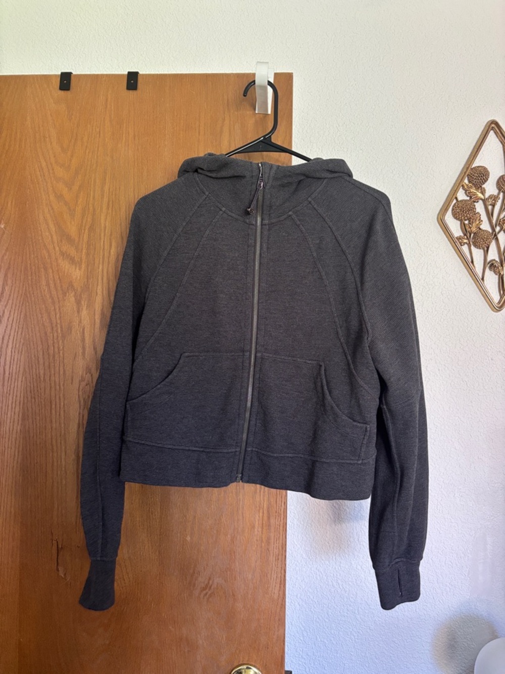 Lululemon scuba oversized full zip waffle knot hoodie - Picture 6 of 8